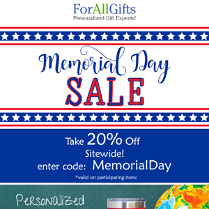 Memorial Day Sale Starts Now 🛍️