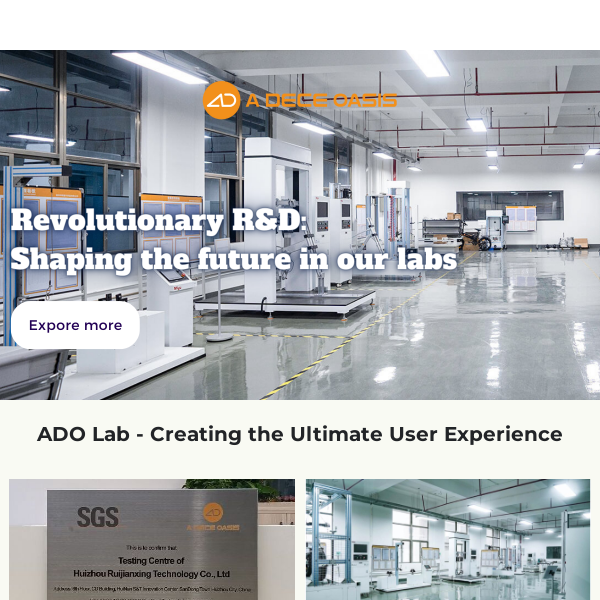 Revolutionary R&D: Shaping the future in our labs