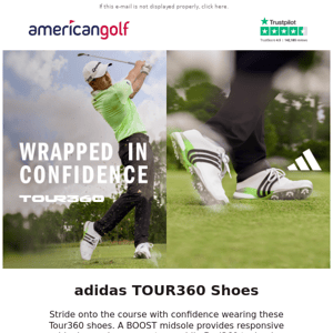 Feel wrapped in confidence | adidas TOUR360 👟