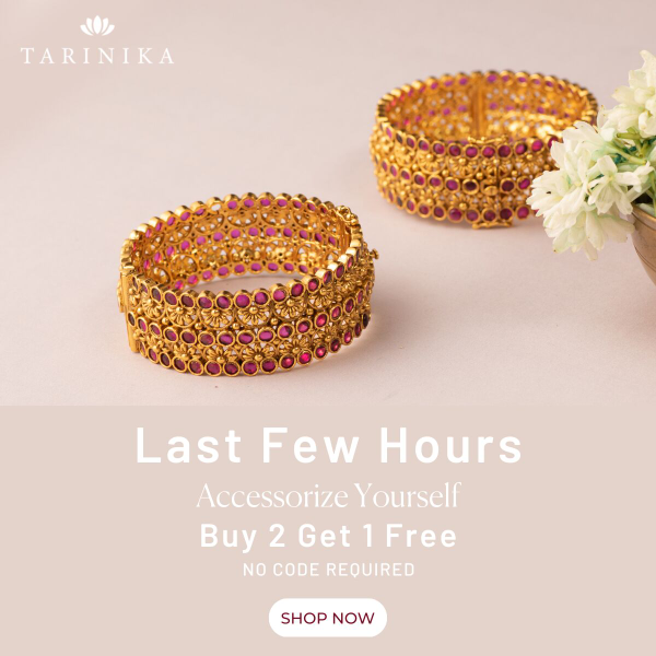 Last Few Hours - Buy 2 Get 1 Free | Tarinika Accessories Sale  ❤️