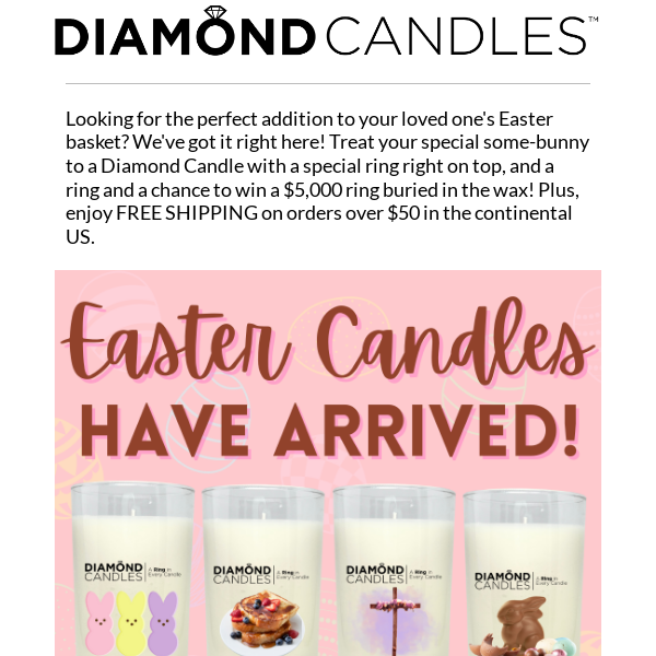 Easter Candles are here! 🐰