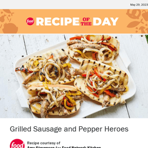 Grilled Sausage & Pepper Heroes