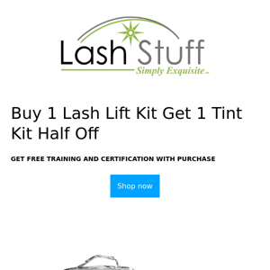 Buy 1 Lash Lift Kit Get 1 Tint Kit Half Off 💚