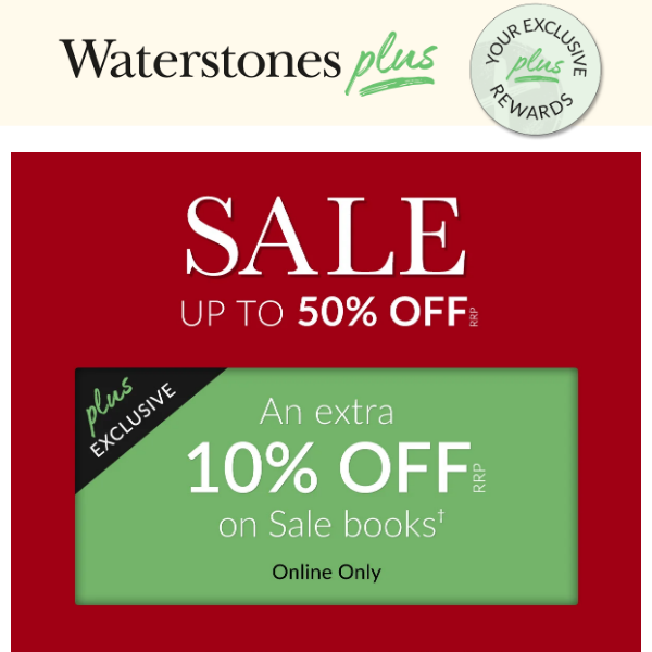 ENDS TONIGHT | An Extra 10% Off RRP On Sale Books