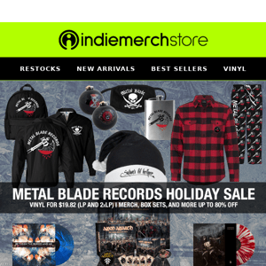 Metal Blade Records Holiday sale!