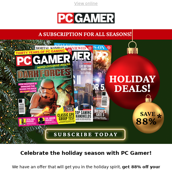 Celebrating 30 years of PC Gamer