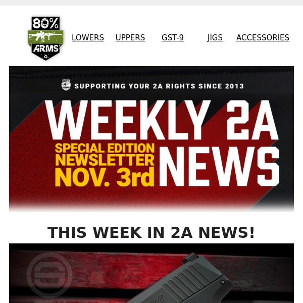 2A Newsletter - Week of November 3rd!🚨
