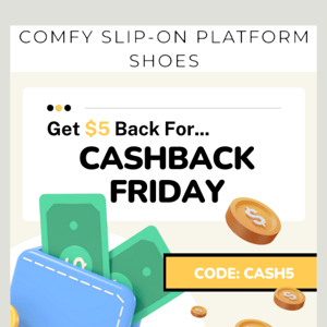 CASHBACK FRIDAY IS HERE!