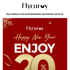 FlyCurvy, Happy new year! 20% OFF for you ❤️