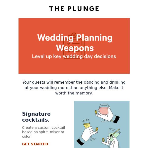 Your wedding planning artillery