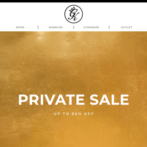 Private Sale Extended