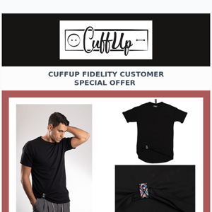 CUFFUP T-SHIRT ON SALE