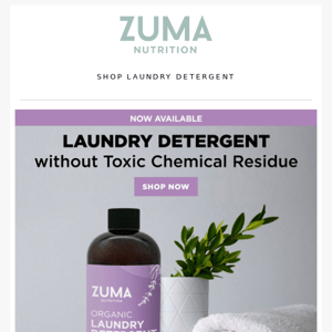 Try Our Newest Formula | Organic Laundry Detergent 💦💦