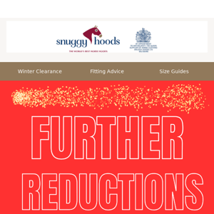 FURTHER REDUCTIONS ❗Winter Clearance at Snuggy Hoods 🐴💦