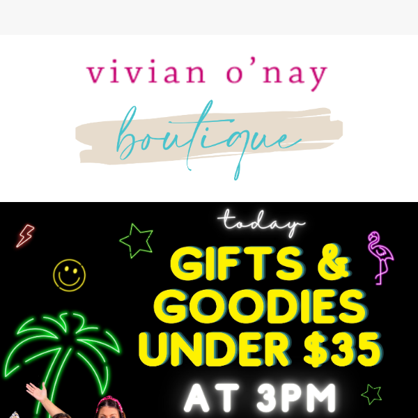 🎁🛍️ Gifts and Goodies under $35 live today!