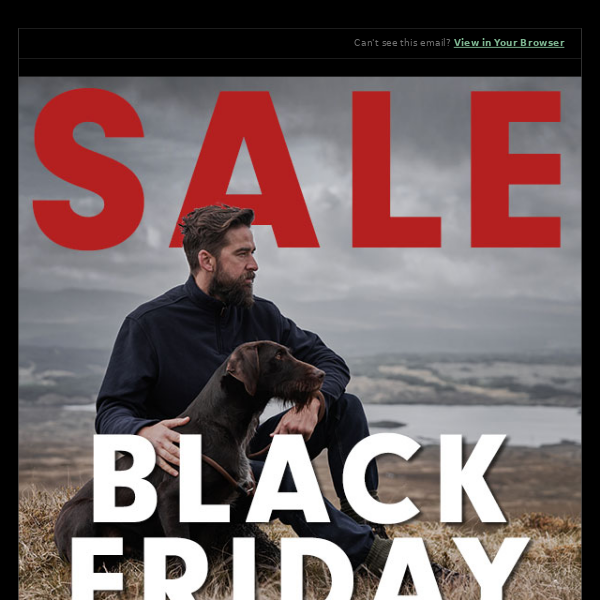 BLACK FRIDAY SALE: Up to 50% off Harkila, Laksen, Seeland, Dubarry, Hoggs, Deerhunter, & more...