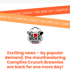 Back by Popular Demand! Campfire Crunch Brownies 🔥