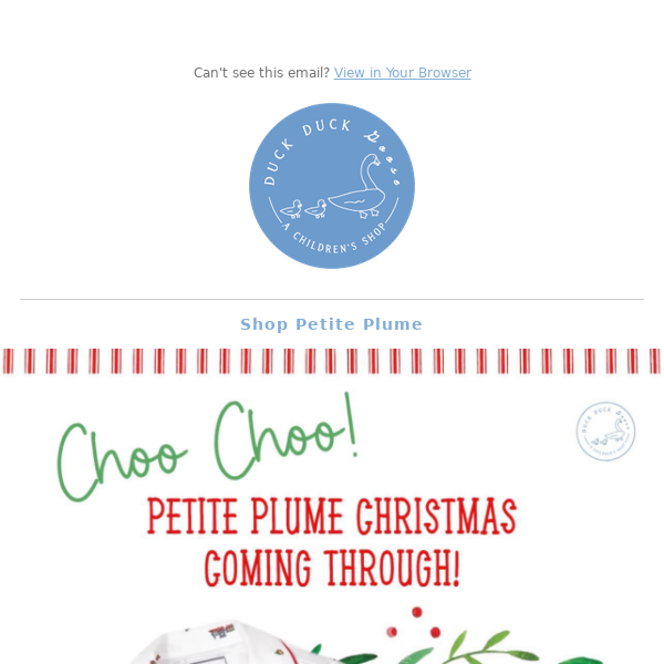 🎅🏻 FLASH SALE: Save 20% on Petite Plume! 🎅🏻