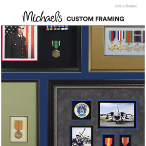 EXCLUSIVE OFFER: Create lasting tributes with SEVENTY percent off all custom frame collections + an extra 15% off with this coupon