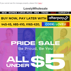 🌈Wear The Rainbow? Don't Miss The Under $5 Collection!