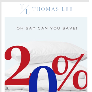 Save 20% this weekend