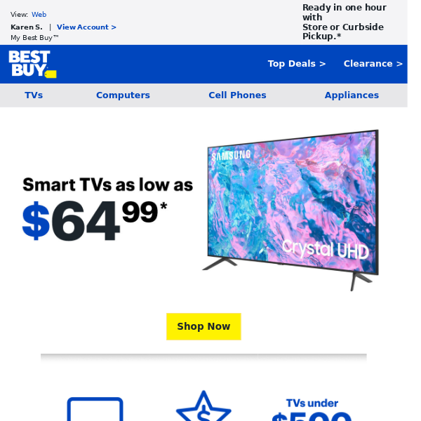 These TV prices are unbelievably low.