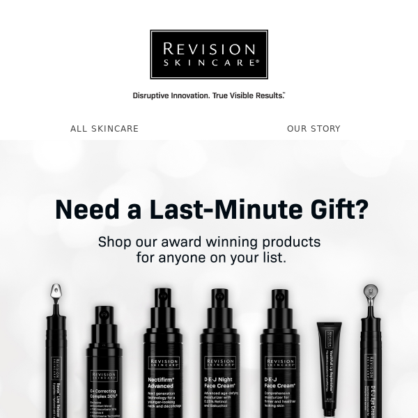 Winning last-minute gifts from Revision Skincare®