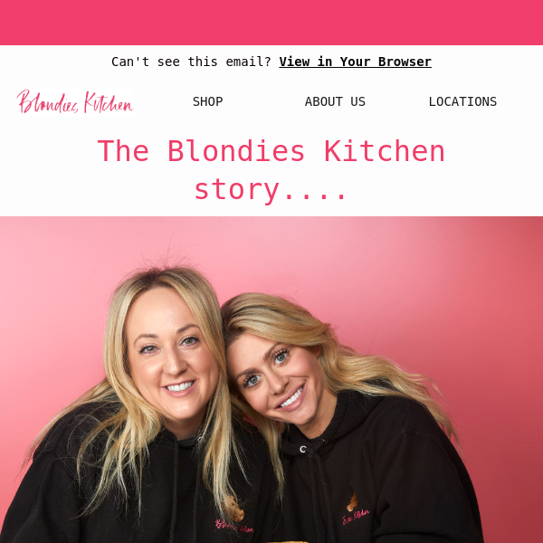 Blondies Kitchen, here’s the story 🍪