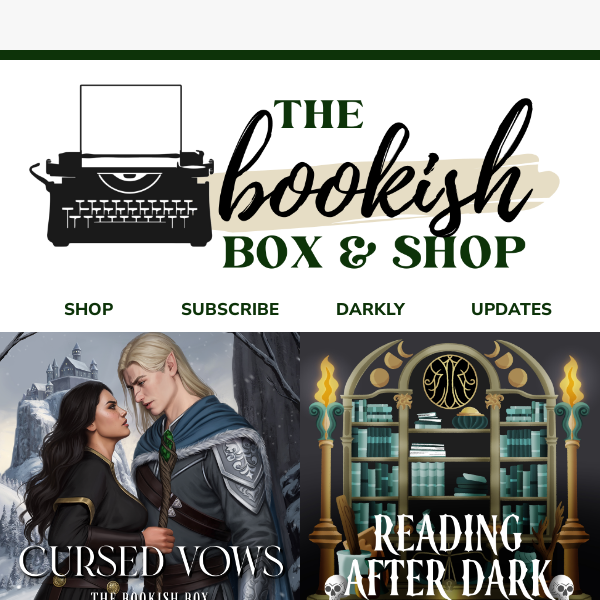 January Bookish Box & Darkly Box Theme Reveals 🥳