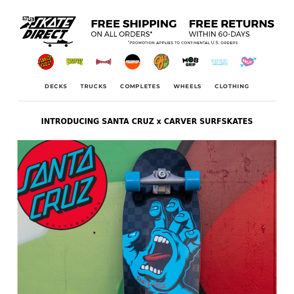 Surfskates, Cruisers & Longboards