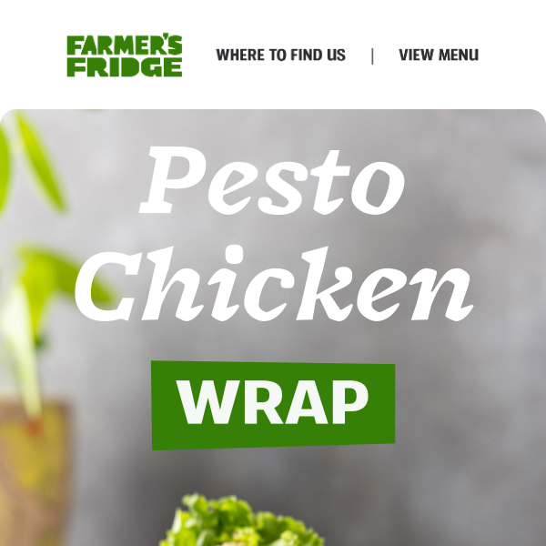 🔎🌯Inside the all-new Pesto Chx Wrap 