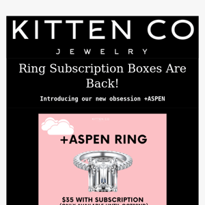 THE RING SUBSCRIPTION BOX IS BACK! 🔥