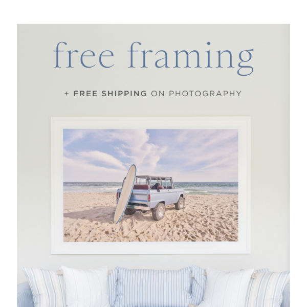 Free Framing & Shipping Ends Soon