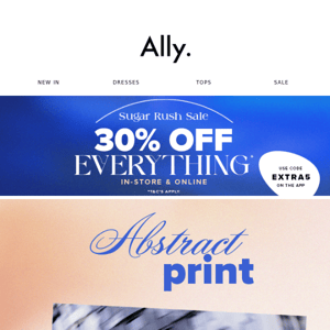 Ally Fashion’s New Fave Abstract Print