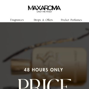 Weekend Price Drop - 48 Hours Only