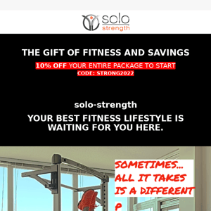 Have fun with your fitness success and living SoloStrength lifestyle 💪