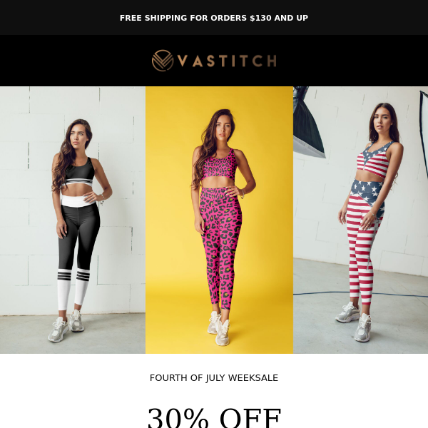 Don't Miss Out on Our 30% OFF 4th of July Sale!