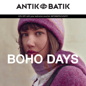 Boho Days :  It continues!