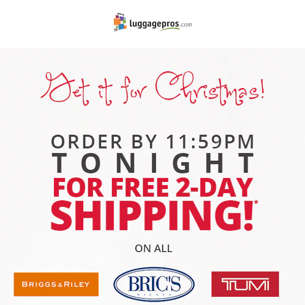 FREE 2-Day Shipping on favorite brands!