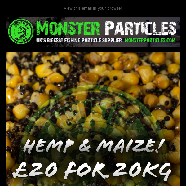 Hemp & Maize £20 4 20KG!