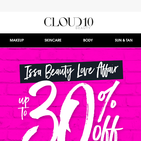 Hey Cloud 10 Beauty, up to 30% OFF 🤩