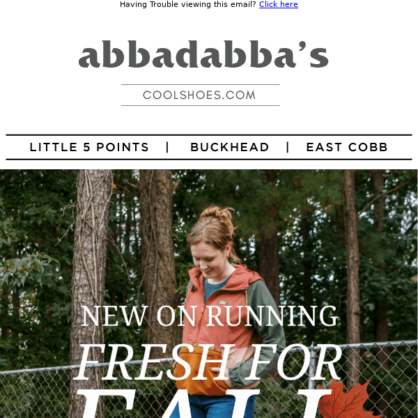 Shop On Running's Fall Colors & Styles