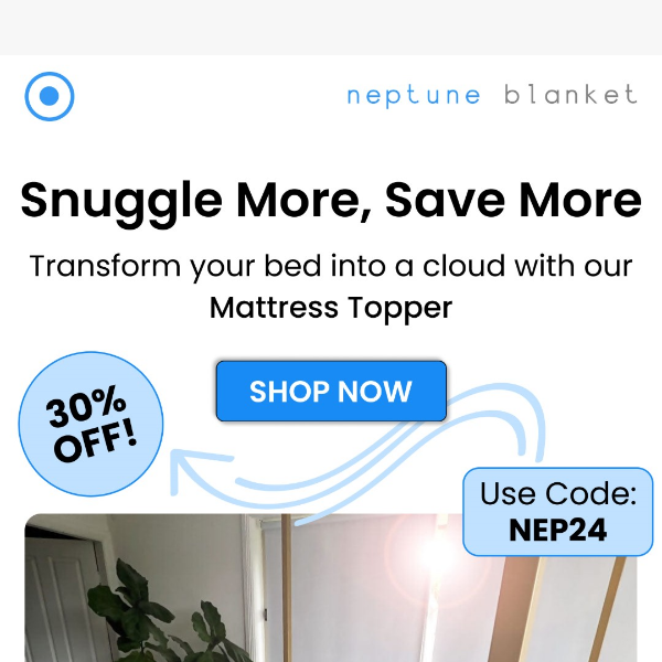 Revive Your Old Mattress & Save 30% 💙