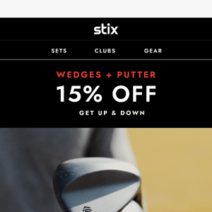 THE sale for your short game