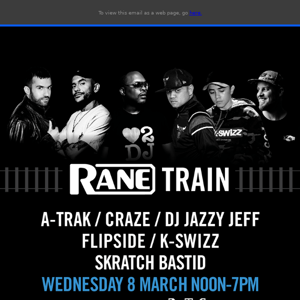 All aboard the RANE TRAIN!