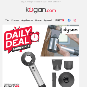 Daily Deal: Dyson Supersonic Hair Dryer $449 (Rising to $499.99 Tonight)