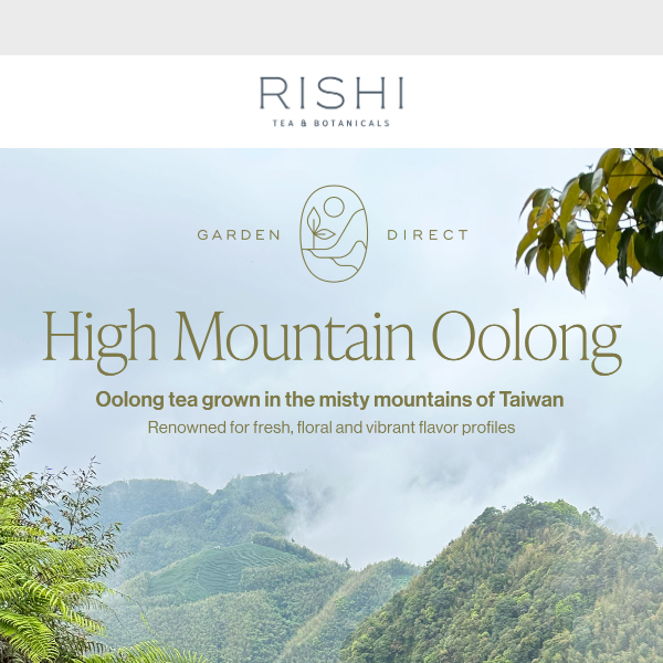 Garden Direct from the misty mountains of Taiwan