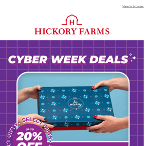 [Up to 20% off] Cyber Week savings