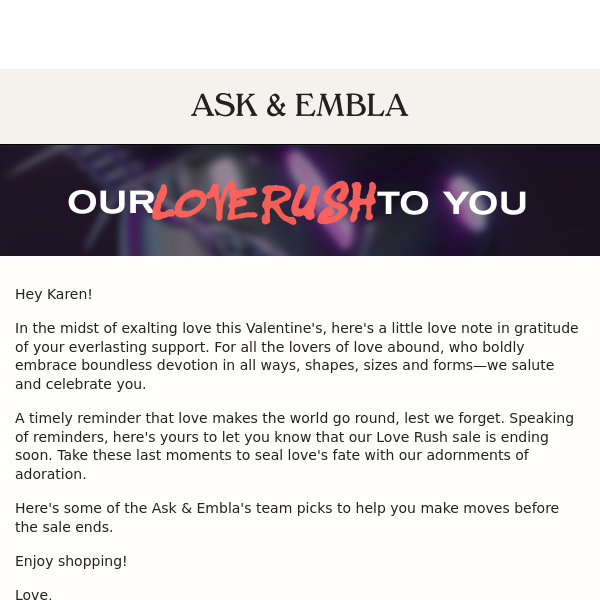 💌 Our Love Letter To Ask And Embla