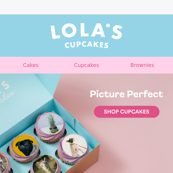 Get snapping! 📸 Say it with Lola’s Photo Cakes 🎂